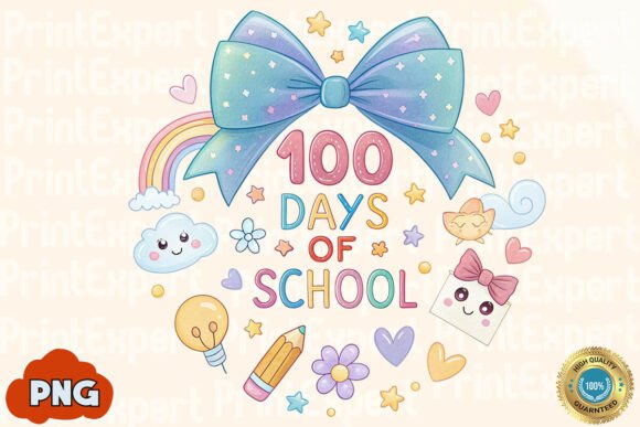 100 Days of School Graphics for Branding