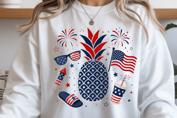 4th of July Graphics for Bold Editorial Design