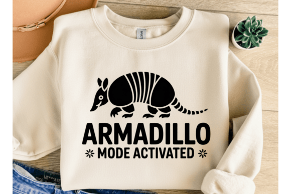 Armadillo Mode Activated PNG Funny SVG for T-Shirt Graphics