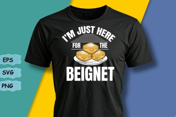 Beignet French Graphics for T-Shirt Designs