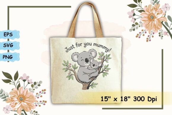 Cute Koala Mother s Day Quote Shirt Graphics