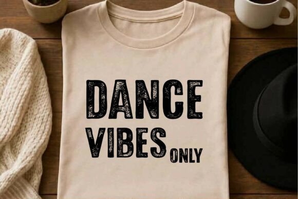 Dance Vibes Only SVG PNG Retro T-shirt Graphics