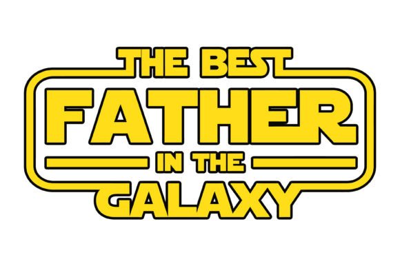 Galaxy Father SVG Graphics for T-Shirt Designs
