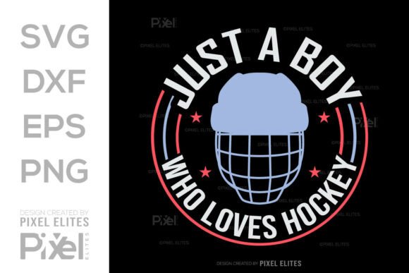 Just a Boy Who Loves Hockey SVG Cut File: A Brand Designer’s Review