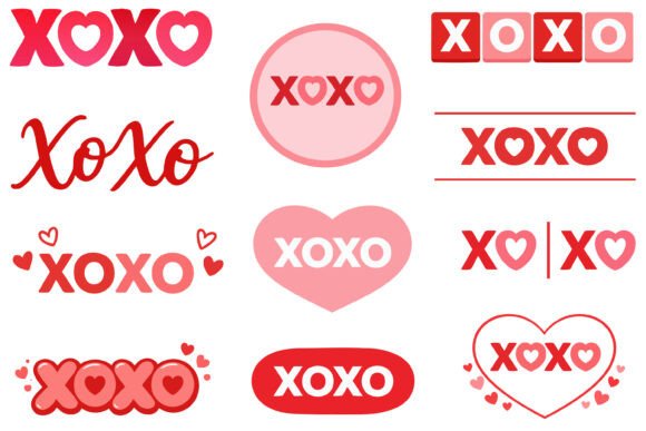 Valentine Xoxo Graphics for Local Branding