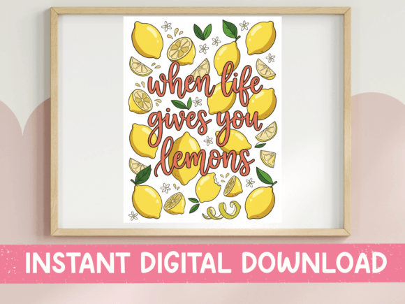 When Life Gives You Lemons Graphics for T-Shirt Designs